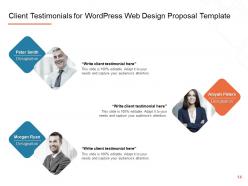 Wordpress Web Design Proposal Template Powerpoint Presentation Slides