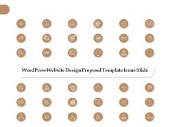 Wordpress website design proposal template icons slide l1262 ppt slides