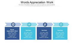Words appreciation work ppt powerpoint presentation model aids cpb