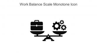 Work Balance Scale Monotone Icon In Powerpoint Pptx Png And Editable Eps Format