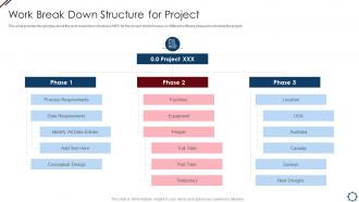 Work Break Down Structure For Project Management Professional Tools