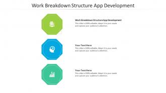 Work breakdown structure app development ppt powerpoint background image cpb