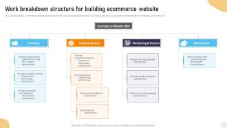Work Breakdown Structure For Building Ecommerce Website