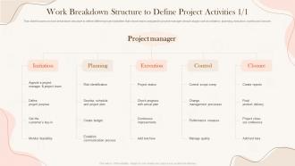 Work Breakdown Structure Implementing Project Time Management Strategies