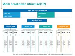 Work breakdown structure management marketing ppt powerpoint presentation picture