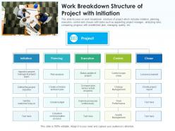 Work Breakdown Structure Of Project With Initiation