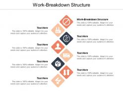 Work breakdown structure ppt powerpoint presentation professional elements cpb