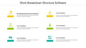 Work breakdown structure software ppt powerpoint presentation portfolio cpb