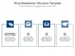 Work breakdown structure template ppt powerpoint presentation model backgrounds cpb