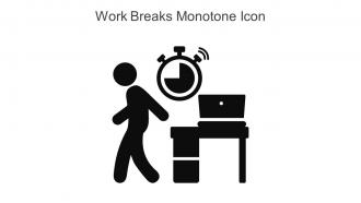 Work Breaks Monotone Icon In Powerpoint Pptx Png And Editable Eps Format