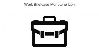 Work Briefcase Monotone Icon In Powerpoint Pptx Png And Editable Eps Format
