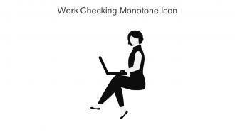 Work Checking Monotone Icon In Powerpoint Pptx Png And Editable Eps Format