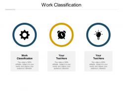 Work classification ppt powerpoint presentation pictures demonstration cpb