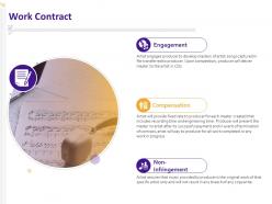 Work contract compensation ppt powerpoint presentation slides shapes
