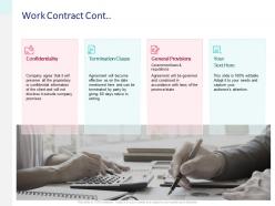 Work contract cont provisions ppt powerpoint presentation gallery inspiration