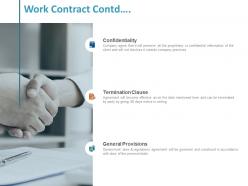 Work contract contd general provisions ppt powerpoint presentation inspiration gallery