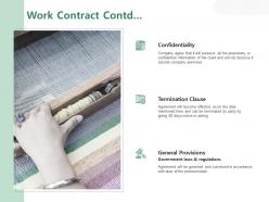 Work contract contd ppt powerpoint presentation layouts format ideas