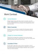 Work Contract Contractor Services Proposal One Pager Sample Example Document
