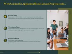 Work contract for application market launch proposal contd l1445 ppt powerpoint topic
