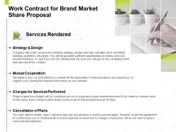 Work contract for brand market share proposal ppt powerpoint presentation good