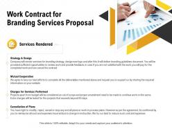 Work contract for branding services proposal ppt powerpoint presentation shapes