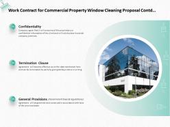 Work Contract For Commercial Property Window Cleaning Proposal Contd Ppt Slides