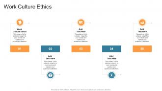 Work Culture Ethics In Powerpoint And Google Slides Cpb