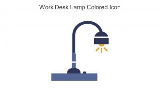 Work Desk Lamp Colored Icon In Powerpoint Pptx Png And Editable Eps Format