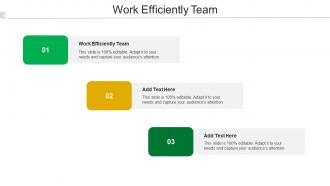 Work Efficiently Team Ppt Powerpoint Presentation Portfolio Aids Cpb