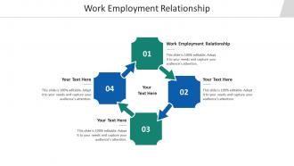 Work employment relationship ppt powerpoint presentation infographics ideas cpb