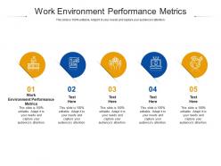 Work environment performance metrics ppt powerpoint presentation infographic template graphics cpb