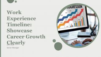 Work Experience Timeline Showcase Career Growth Clearly PPT Structure AT