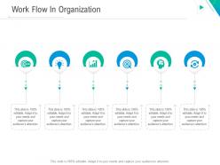 Work flow in organization business outline ppt brochure