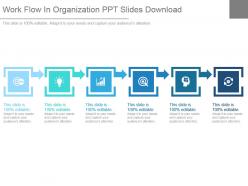 Work flow in organization ppt slides download