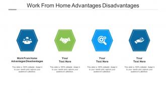 Work from home advantages disadvantages ppt powerpoint presentation model cpb