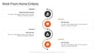 Work From Home Criteria In Powerpoint And Google Slides Cpb