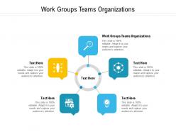 Work groups teams organizations ppt powerpoint presentation professional example file cpb