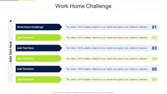 Work Home Challenge In Powerpoint And Google Slides Cpb