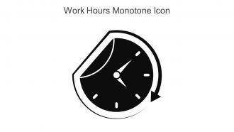 Work Hours Monotone Icon In Powerpoint Pptx Png And Editable Eps Format