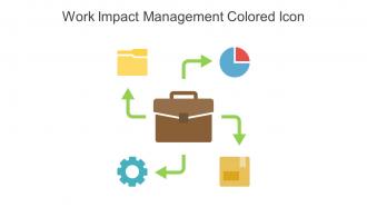 Work Impact Management Colored Icon In Powerpoint Pptx Png And Editable Eps Format
