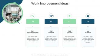 Work Improvement Ideas In Powerpoint And Google Slides Cpb