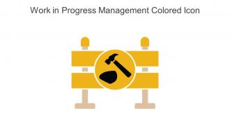 Work In Progress Management Colored Icon In Powerpoint Pptx Png And Editable Eps Format