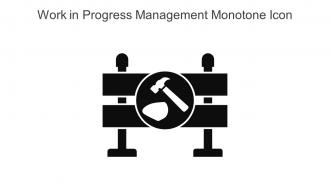 Work In Progress Management Monotone Icon In Powerpoint Pptx Png And Editable Eps Format
