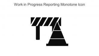 Work In Progress Reporting Monotone Icon In Powerpoint Pptx Png And Editable Eps Format