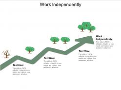 Work independently ppt powerpoint presentation professional design templates cpb