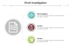 Work investigation ppt powerpoint presentation portfolio example topics cpb