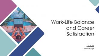 Work Life Balance And Career Satisfaction PPT Structure AT