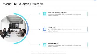 Work Life Balance Diversity In Powerpoint And Google Slides Cpb