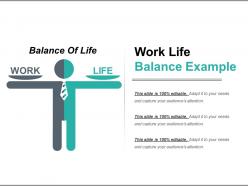 Work life balance example powerpoint templates