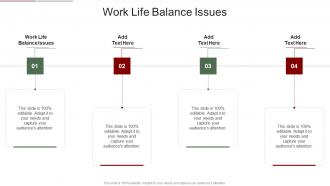 Work Life Balance Issues In Powerpoint And Google Slides Cpb